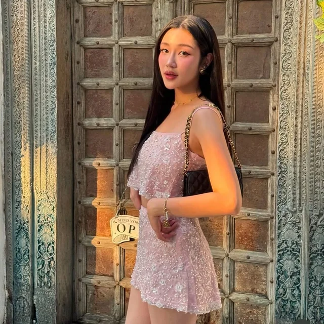 FABRIQUE BOA SET PINK ชุดเวียดนาม (alternate)