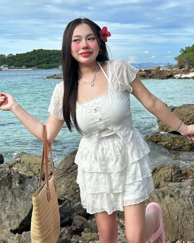 ชุดเซ็ตไปทะเล Soooly (สีขาว) thumbnail 4