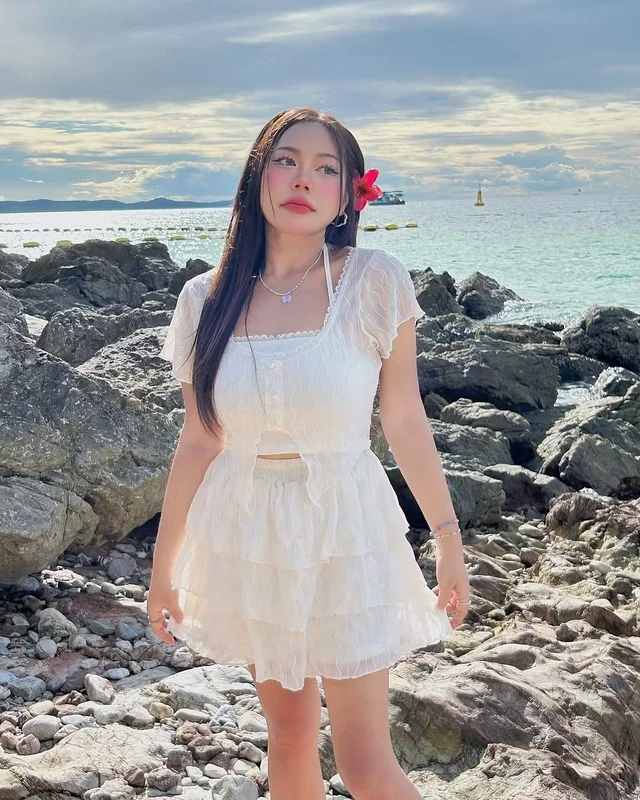 ชุดเซ็ตไปทะเล Soooly (สีขาว) thumbnail 10