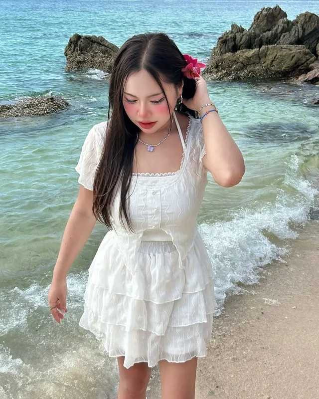 ชุดเซ็ตไปทะเล Soooly (สีขาว) thumbnail 2