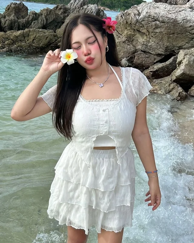 ชุดเซ็ตไปทะเล Soooly (สีขาว) thumbnail 7