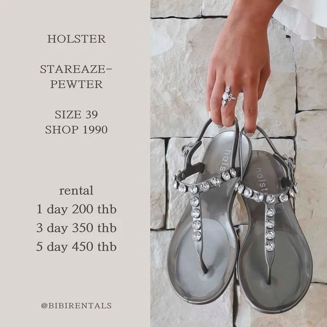 HOLSTER STAREAZE-PEWTER – รองเท้าแตะแฟชั่น