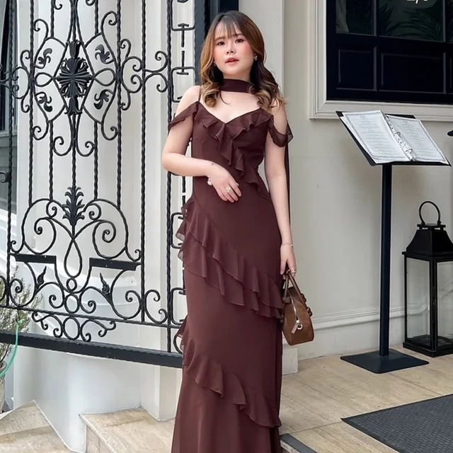 Firrr Sarah Sleeve Long Dress (alternate)