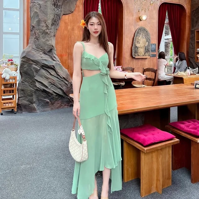 Misschiara Alinda Two Piece Set ชุดเวียดนาม thumbnail 4