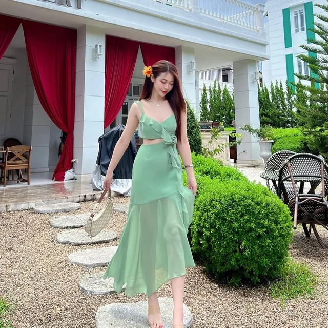 Misschiara Alinda Two Piece Set ชุดเวียดนาม thumbnail 3
