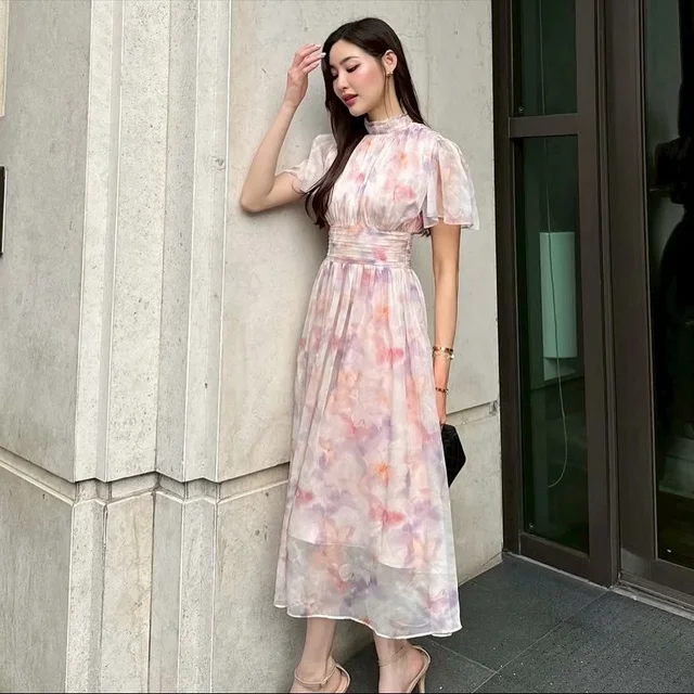 Firrr Anya Peony Floral Midi Dress thumbnail 4