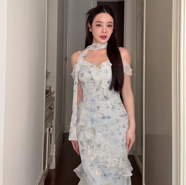 Firrr Sarah Sleeve Long Dress (alternate)