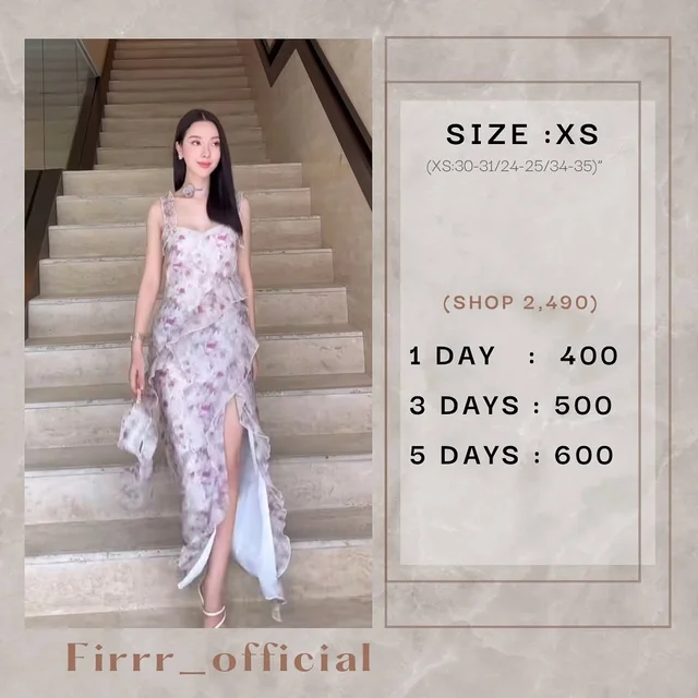 Firrr Sarah Violet Long Dress 