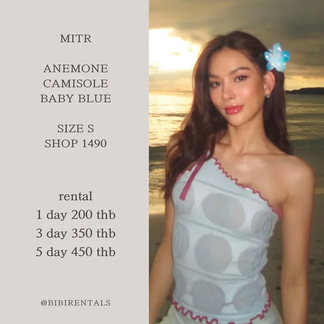 Mitr ANEMONE CAMISOLE BABY BLUE 1