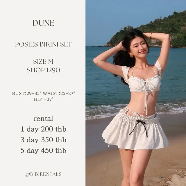 Dune POSIES BIKINI SET ชุดเวียดนาม