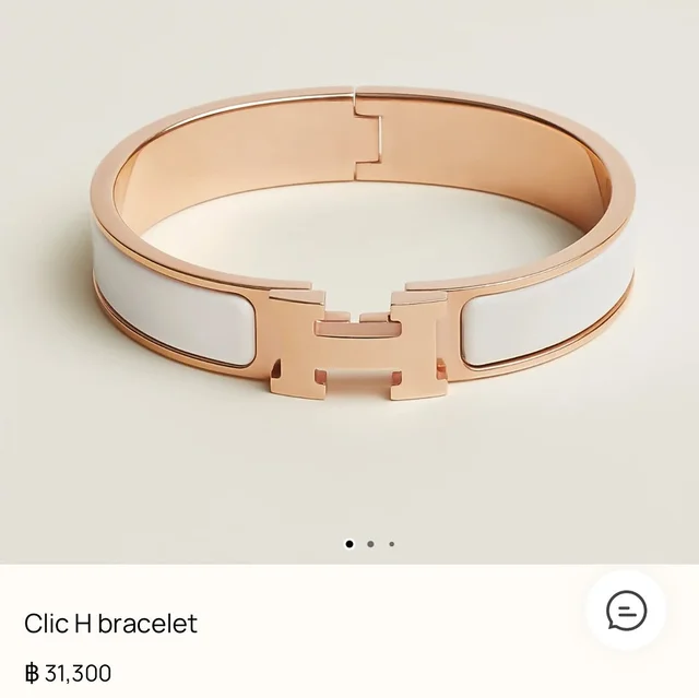 Hermes Clic H Bracelet Rose Gold (alternate)
