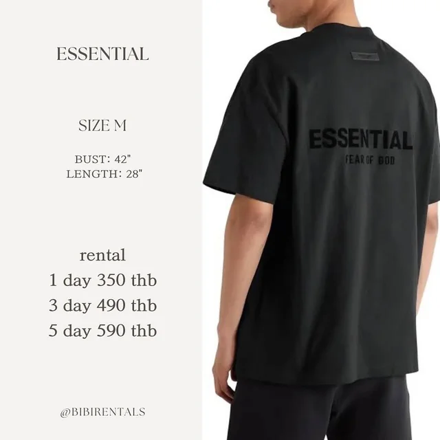 Essential T Shirt และ กางเกงขาสั้น 1