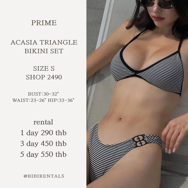 PRIME ACASIA TRIANGLE BIKINI SET Size S