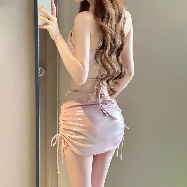 Bikini 3 ชิ้นสีชมพู thumbnail 3