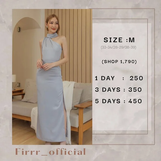 Pirunya Floral Long Dress ชุดเพื่อนเจ้าสาว thumbnail 6