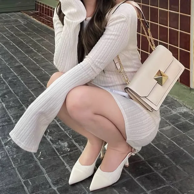 LABOTTE THE LIVIEN Tweed Ivory ส้นสูง thumbnail 2