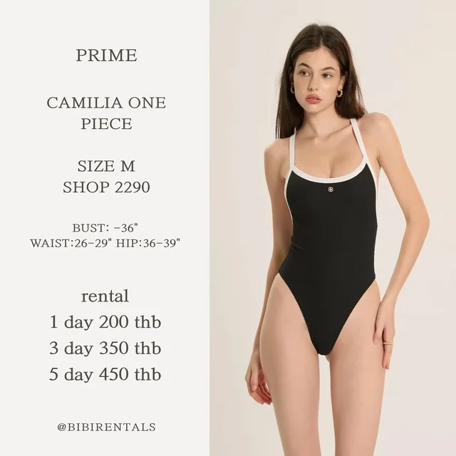PRIME CAMILIA ONE PIECE ชุดว่ายน้ำวันพีซ Size M ชุดเวียดนาม