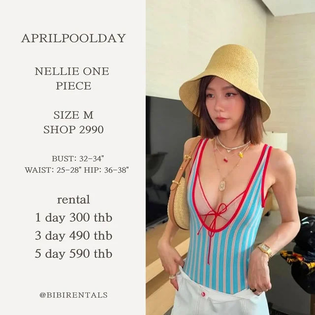 APRILPOOLDAY NELLIE ONE PIECE Size M