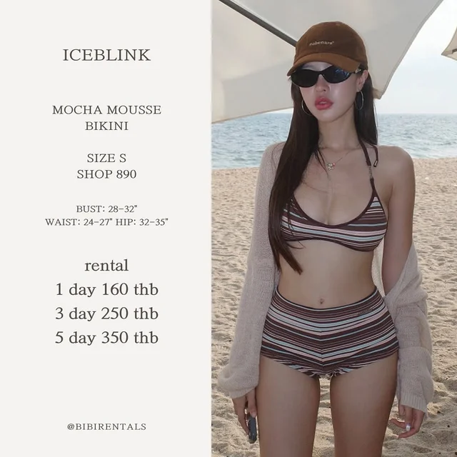 ICEBLINK MOCHA MOUSSE BIKINI ชุดเวียดนาม Size S
