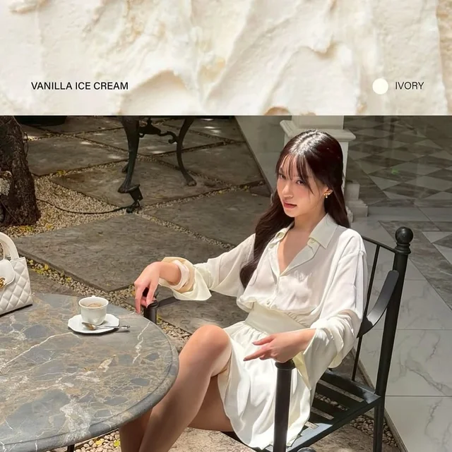 FABRIQUE Lady Flirt Dress ชุดเวียดนาม Size M thumbnail 2