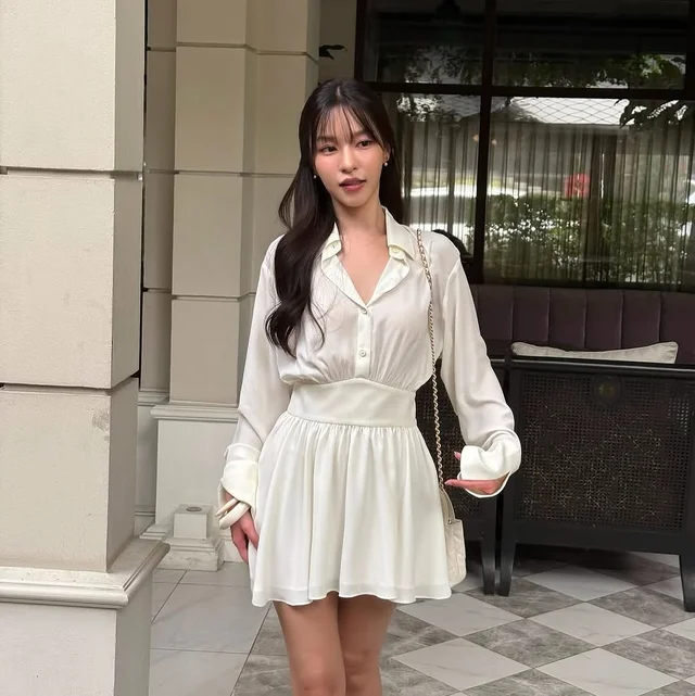 FABRIQUE Lady Flirt Dress ชุดเวียดนาม Size M thumbnail 3
