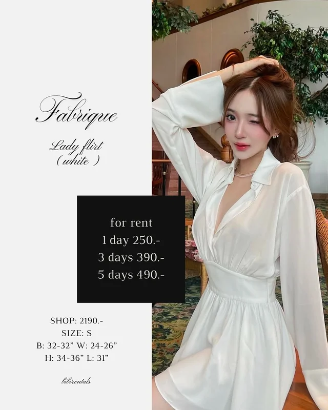 Fabrique Lady flirt Dress White