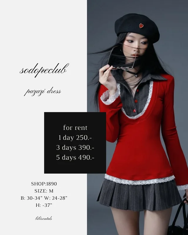 sodope club pazaji dress ชุดเวียดนาม Size M