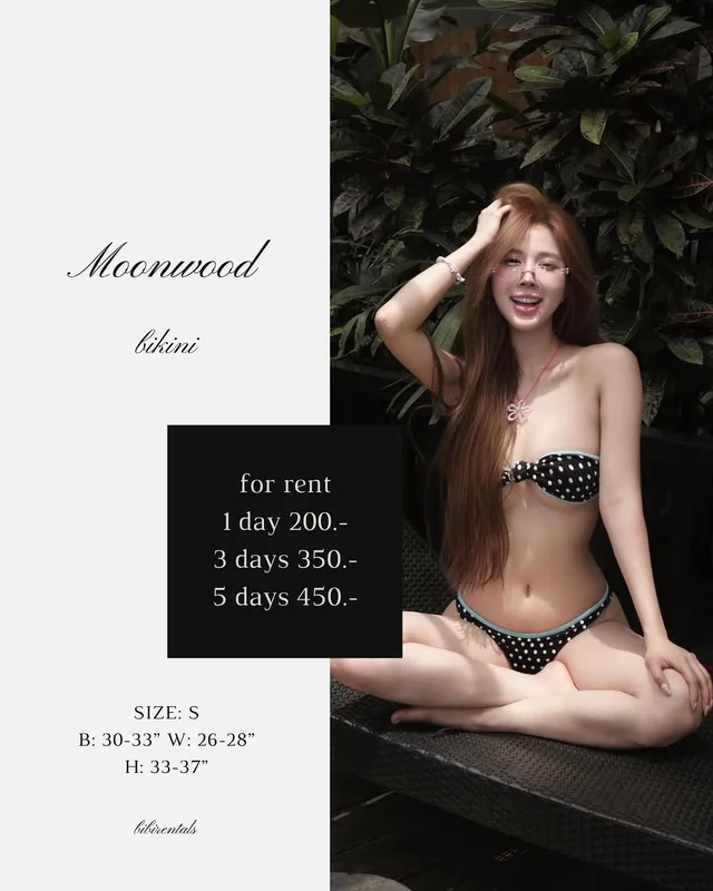 Moonwood ชุดบิกินี่ลายจุด ชุดเวียดนาม