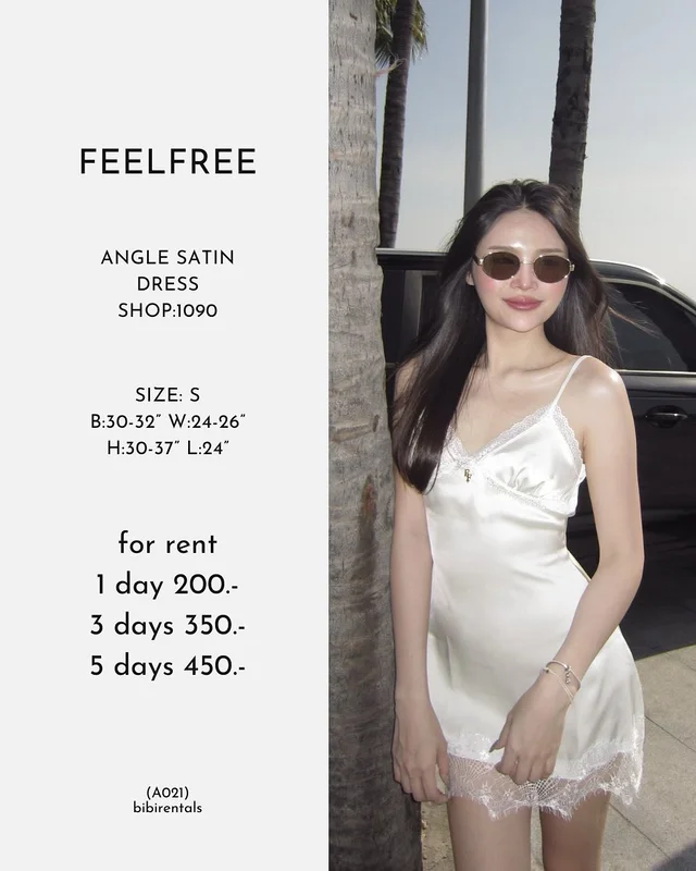 FEELFREE Angle Satin Dress Short Dress Size S