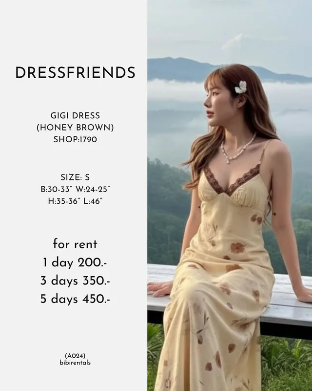 DRESSFRIENDS GIGI DRESS เดรสยาว Size S