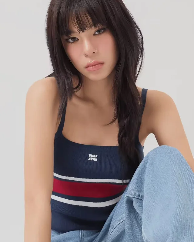 HEARTEYES Cami Tank Navy (alternate)