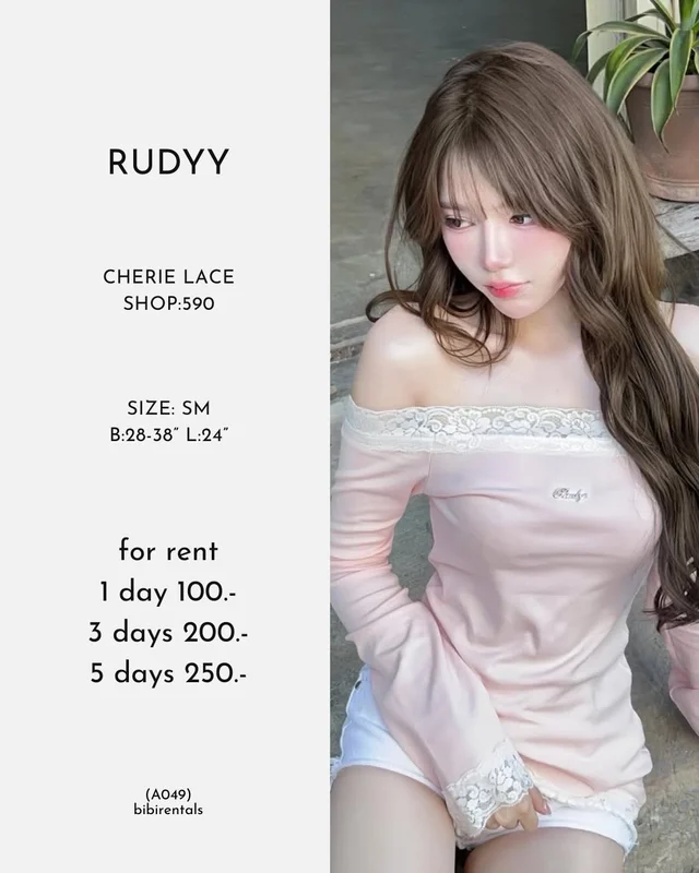 RUDYY Cherie Lace Off shoulder Top Size S M