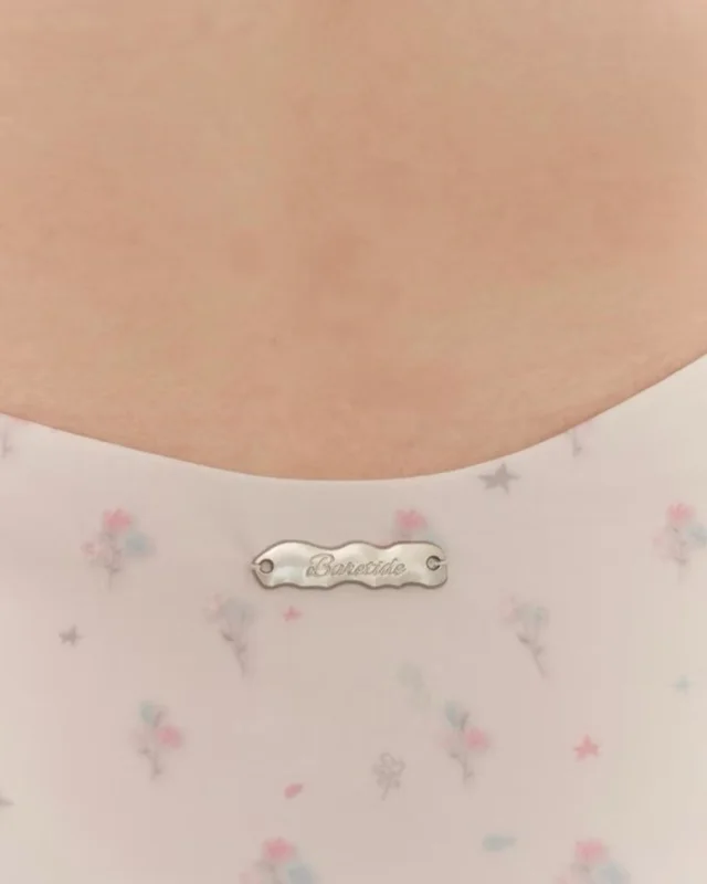 BARETIDE Love Meets Summer One Piece Blush ชุดเวียดนาม thumbnail 3