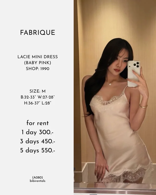 Fabrique Lacie Mini Dress Pink