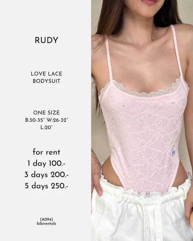 Rudy Love Lace Bodysuit One Size