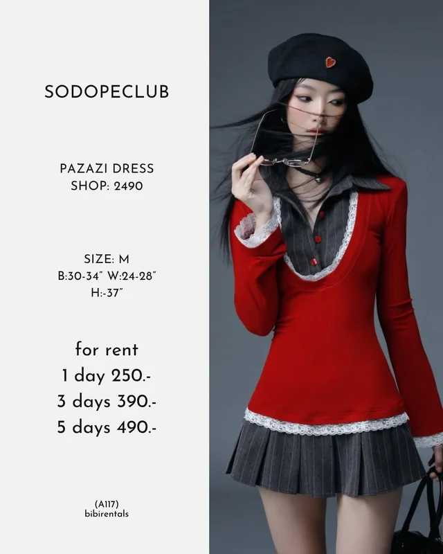 SODOPE PAZAZI DRESS ชุดเวียดนาม
