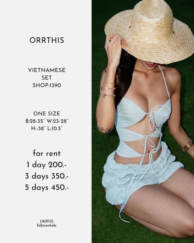 ORRTHIS VIETNAMESE SET ชุดเวียดนาม