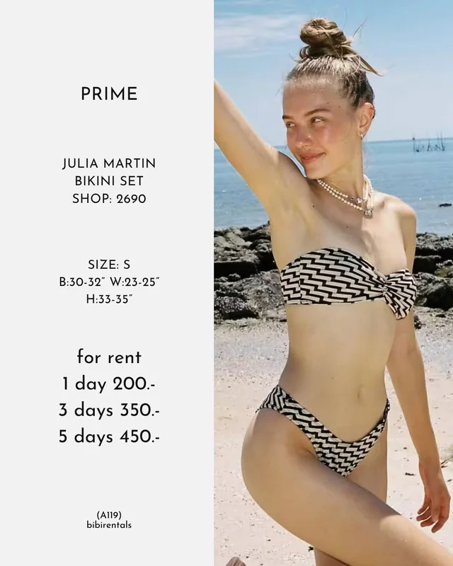 PRIME Julia Martin Bikini Set Size S