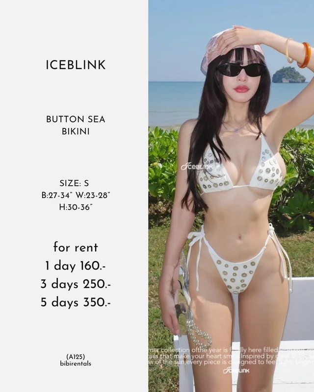 ICEBLINK BUTTON SEA BIKINI ชุดบิกินี่ 2 ชิ้น