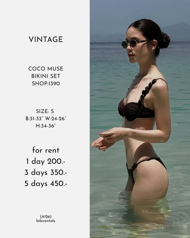 COCO MUSE Vintage Bikini Set เวียดนาม Size S