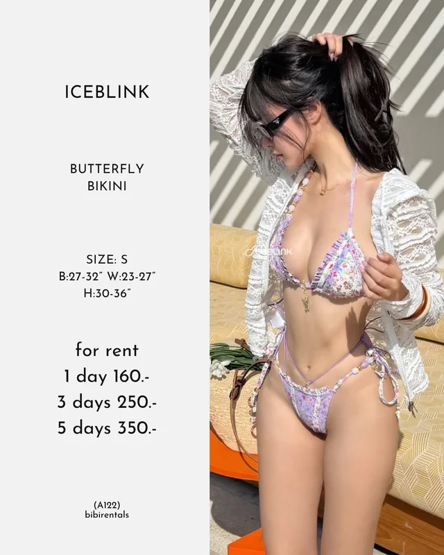 ICEBLINk Butterfly Bikini Set Size S
