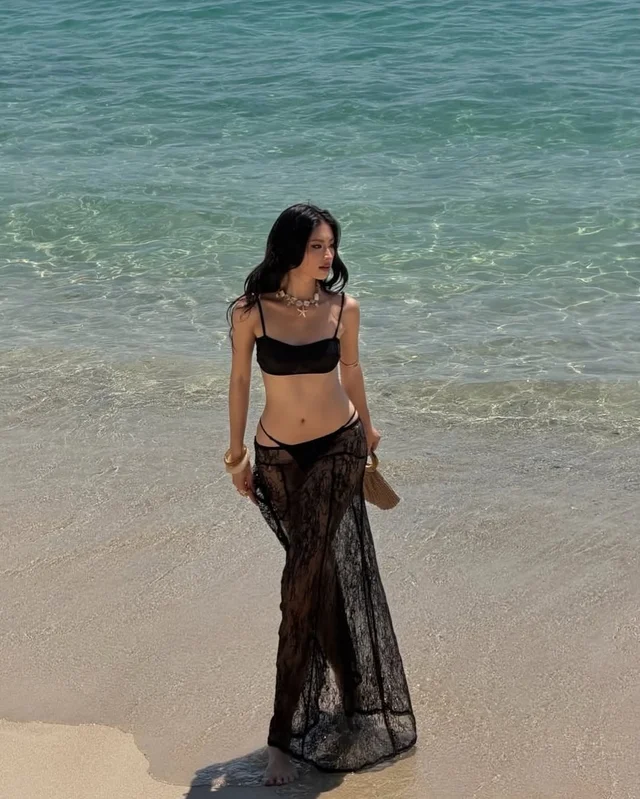 Iamcoco Midnight Swim Set ชุดเวียดนาม thumbnail 6
