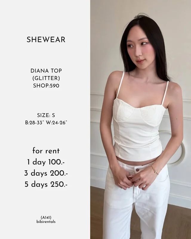 SHEWEAR DIANA TOP GLITTER Size S