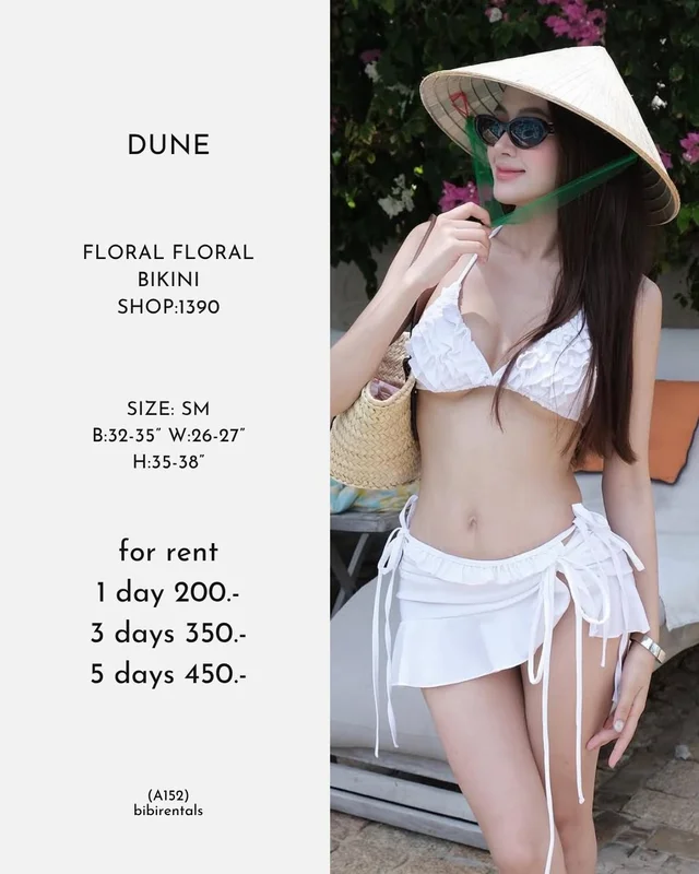 Dune Floral Floral Bikini Set ชุดเวียดนาม
