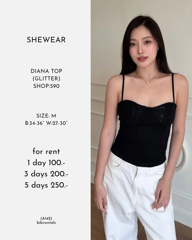 SHEWEAR DIANA TOP GLITTER
