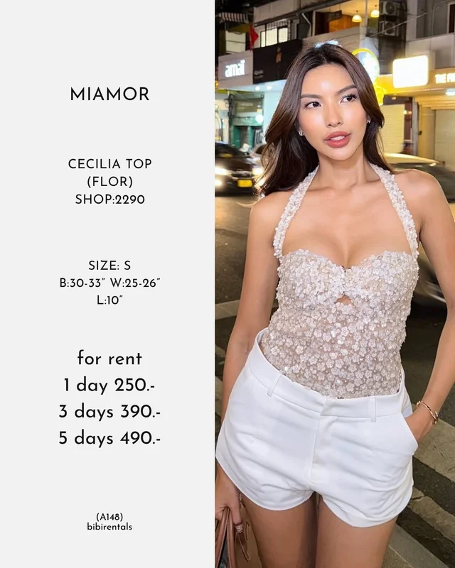 MIAMOR CECILIA TOP FLOR ชุดเวียดนาม