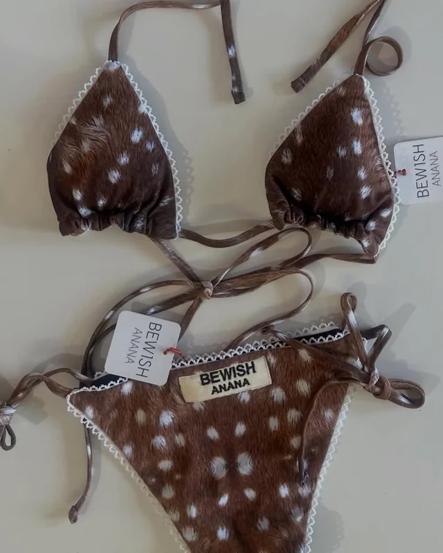 BEWISH BAMBI TRIANGLE BIKINI ชุดเวียดนาม thumbnail 4