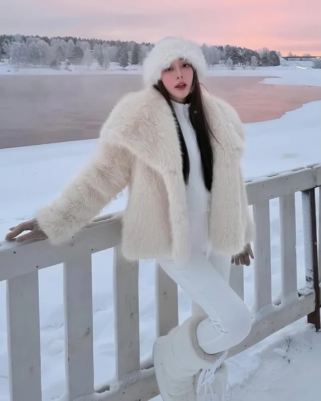 HOWDYCOAT FLEUR FUR JACKET เฉพาะเสื้อขน Free Size thumbnail 2
