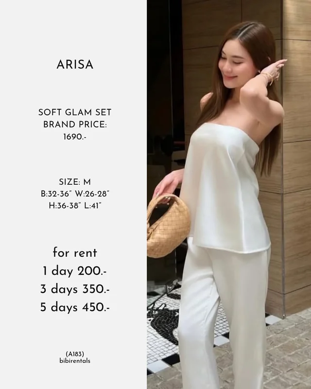 ชุด ARISA Soft Glam Set เสื้อ กางเกง