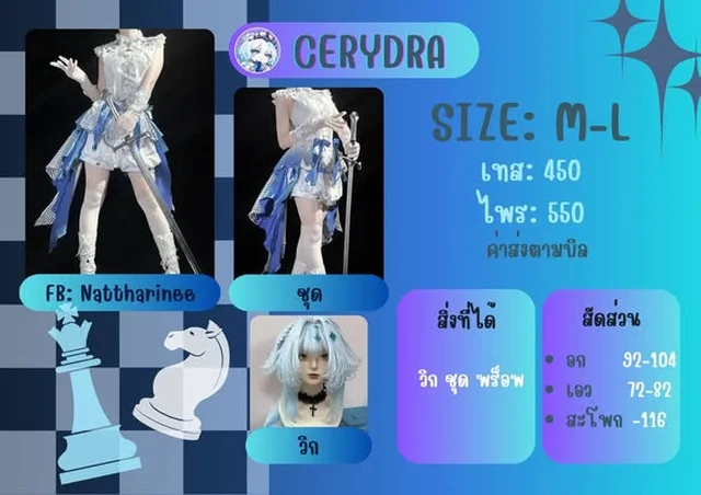 ชุดคอสเพลย์ DERPY และ CERYDRA (alternate)